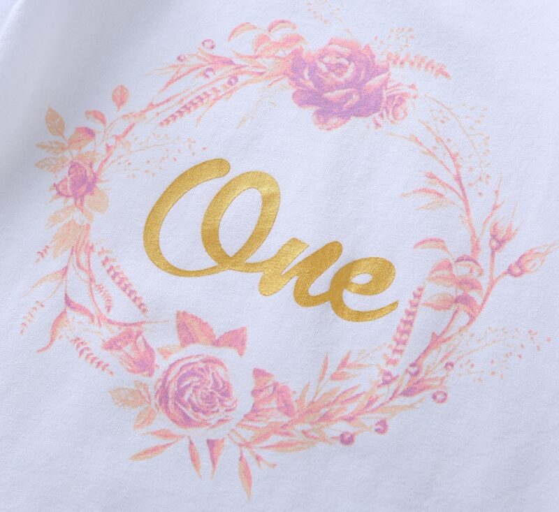 Комплект от 3 части за момиче "One" - Image 2