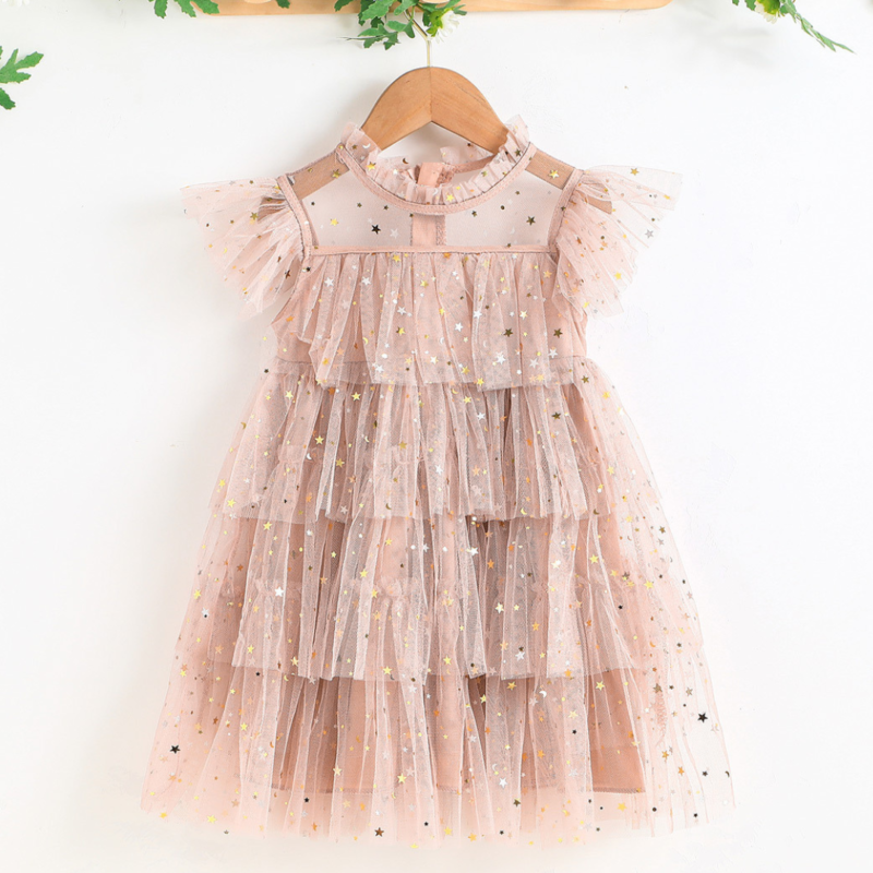 Лятна детска рокля - "Starry Elegance" - Image 5