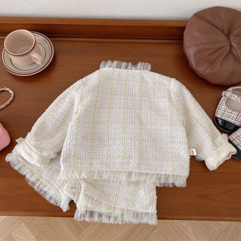 Детски комплект за момиче - "Lace Elegance" - Image 5