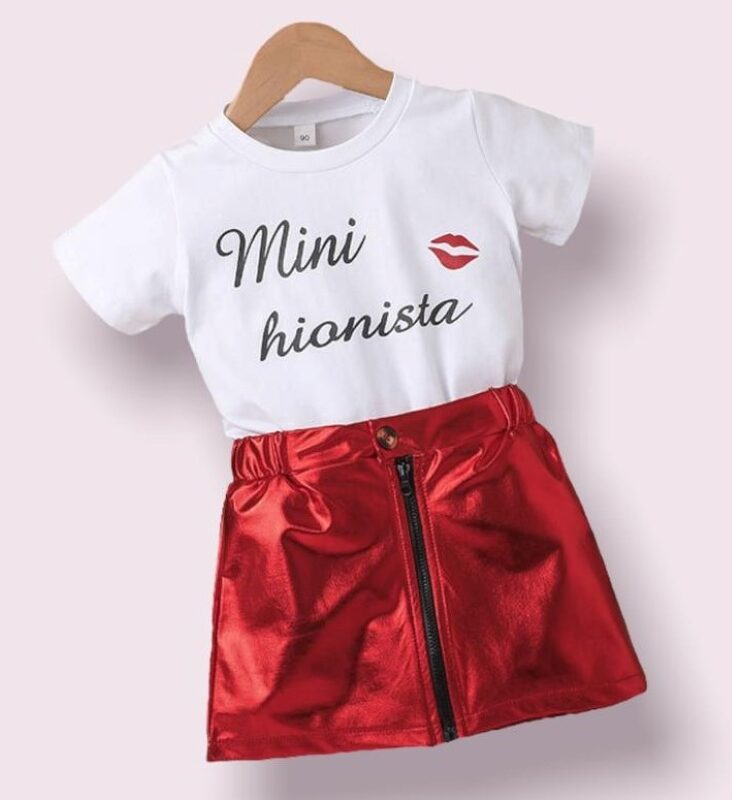 Комплект за момиче от 2 части "Mini fashion"