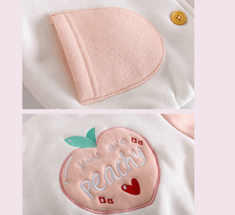 Детска жилетка за момиче "peachy" - Image 3