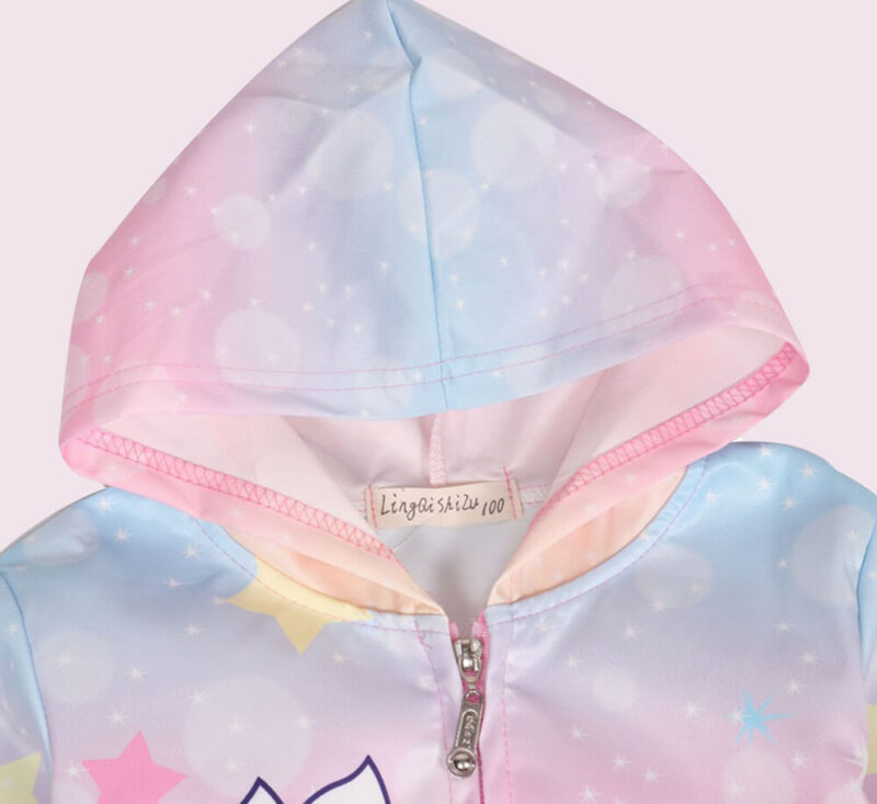 Детско яке с качулка  "sweet unicorn" - Image 5
